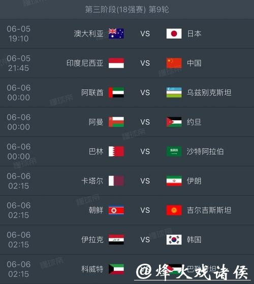 2026世界杯完整赛程指南